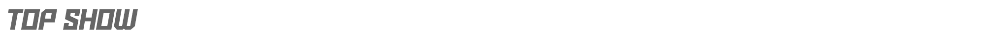 Sample characters Top Show Font